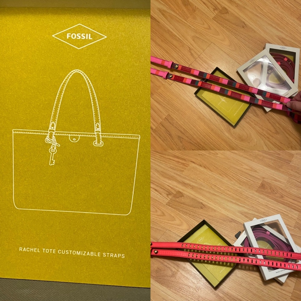 Fossil Rachel Tote Customizable Straps - Two Sets